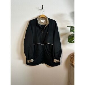 Cutter & Buck Ladies Black Zip Up Jacket Arnold Palmer‎ Bay Hill Logo XL